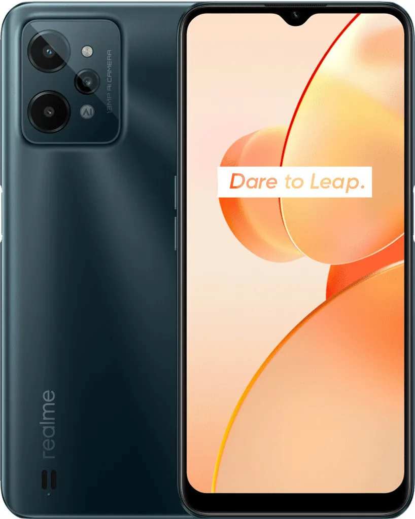 Smartphone Realme C31 pour Travail et Loisirs : Mobile 4G Vert 64 Go