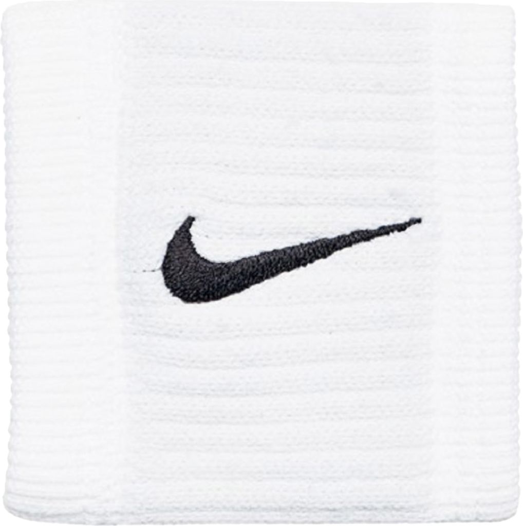 Nike - Dri-FIT Schweißband CS1881 (Einheitsgröße) (Weiß/Schwarz)