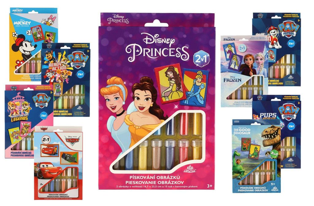 Mélange d'essences à poncer Disney 2in1 dans une boîte Image du produit 