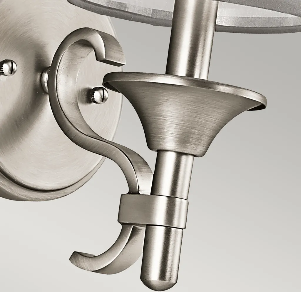 Lampada Parete Peltro e Vetro Lino H 27,3cm - Qualità e Durata - 3