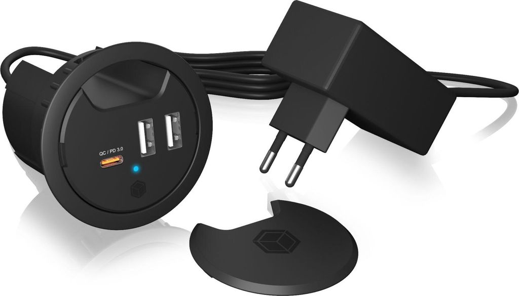 Tischladegerät IcyBox für mit Power Delivery & Quick Charge Immagine del prodotto 