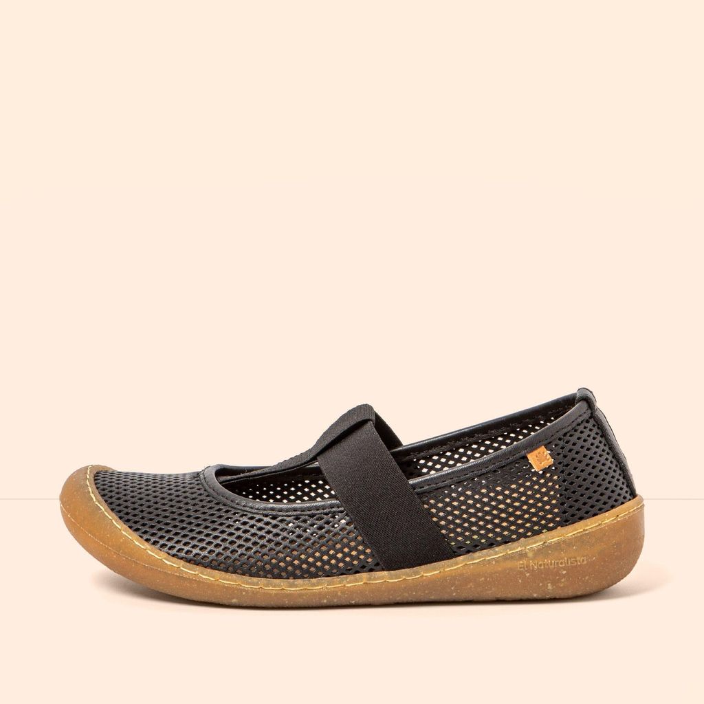 El Naturalista Schuhe Damen N5787R NAPPA BLACK/ PAWIKAN Farbe Schwarz