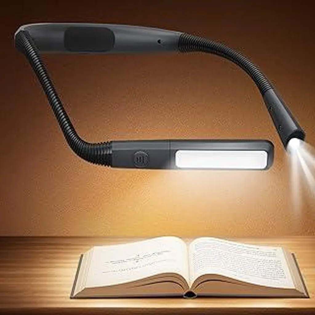 Lampada LED da Collo Glocusent per Lettura e Lavori Manuali 5 Colori