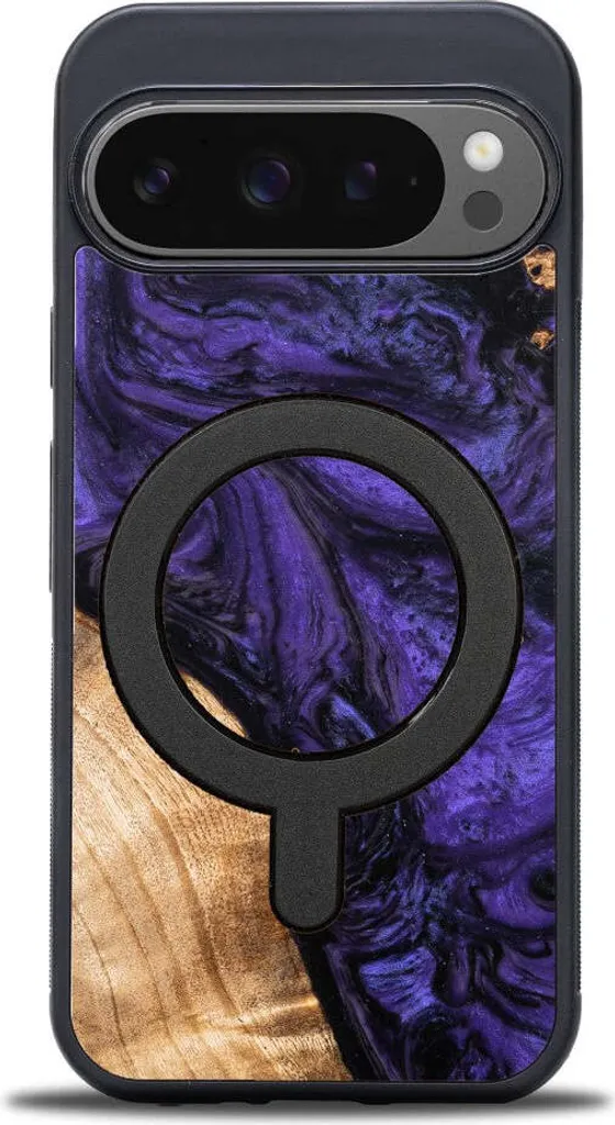 Custodia Eco Legno Pixel 9 Pro XL MagSafe Bewood Unique Violet