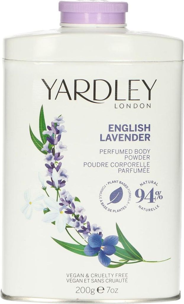 Yardley London englisches Lavendel-Talkumpuder 200gr. Produktbild 