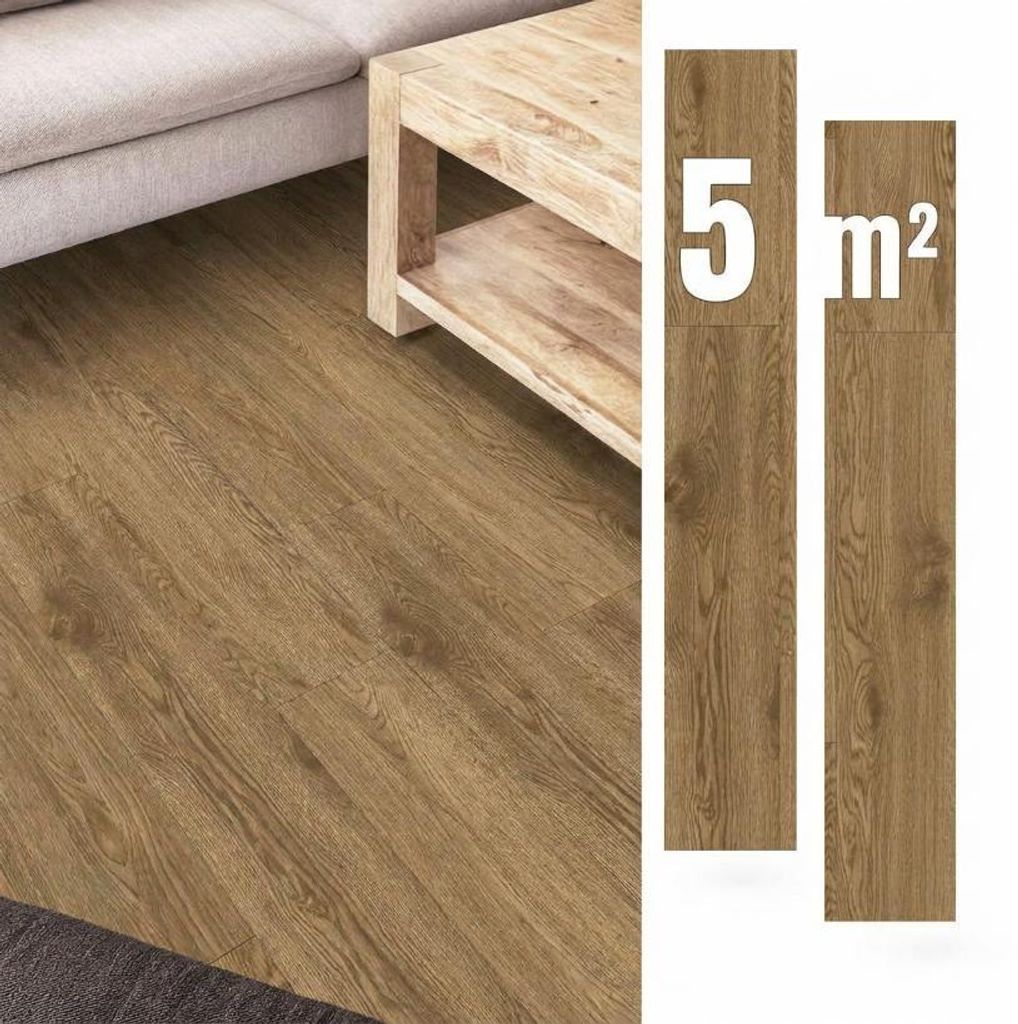 Samoprzylepne panele winylowe, 5 m², ciemnobrązowe, Zdjęcie produktu 