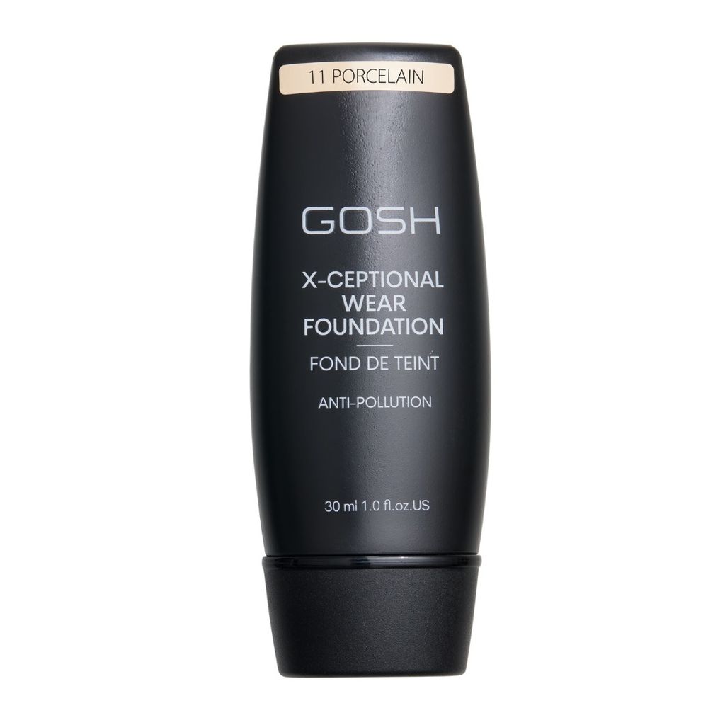 Gosh X-Ceptional Wear Foundation Long Lasting Makeup 11 Porcelain 35ml