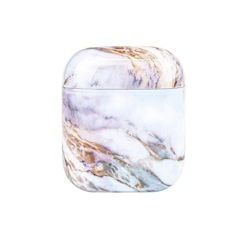 Custodia AirPods Marmo Bianco Antiscivolo - Protezione per Cuffie