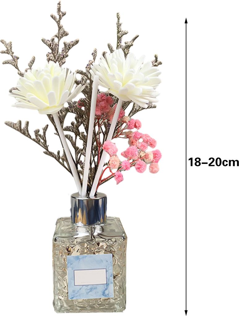 50 ml Blumen-Aromatherapie-Lufterfrischer, desodorierend, Stressabbau, langanhaltende Duft-Aromatherapie