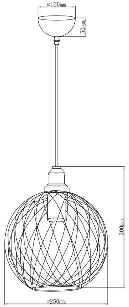 Plafonnier Compact Viela 1 Noir Or 25 cm E27 Solution Petit Espace Chic
