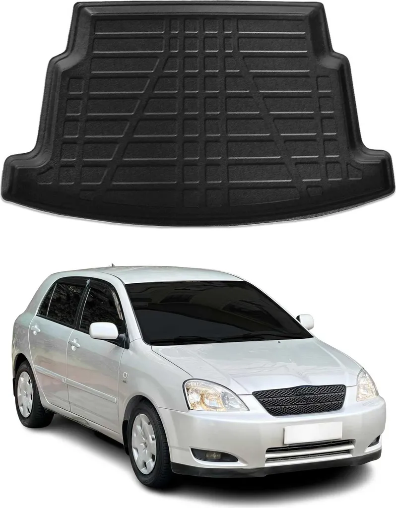 Fodera Bagagliaio Toyota Corolla 2003-2007 Hatchback in Gomma Su Misura