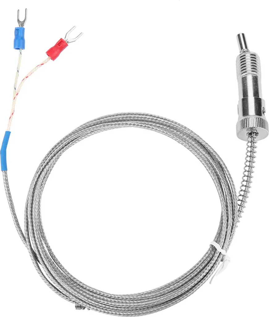 Sonde Température Type K en Inox avec Fil Thermocouple Ultra Sensible