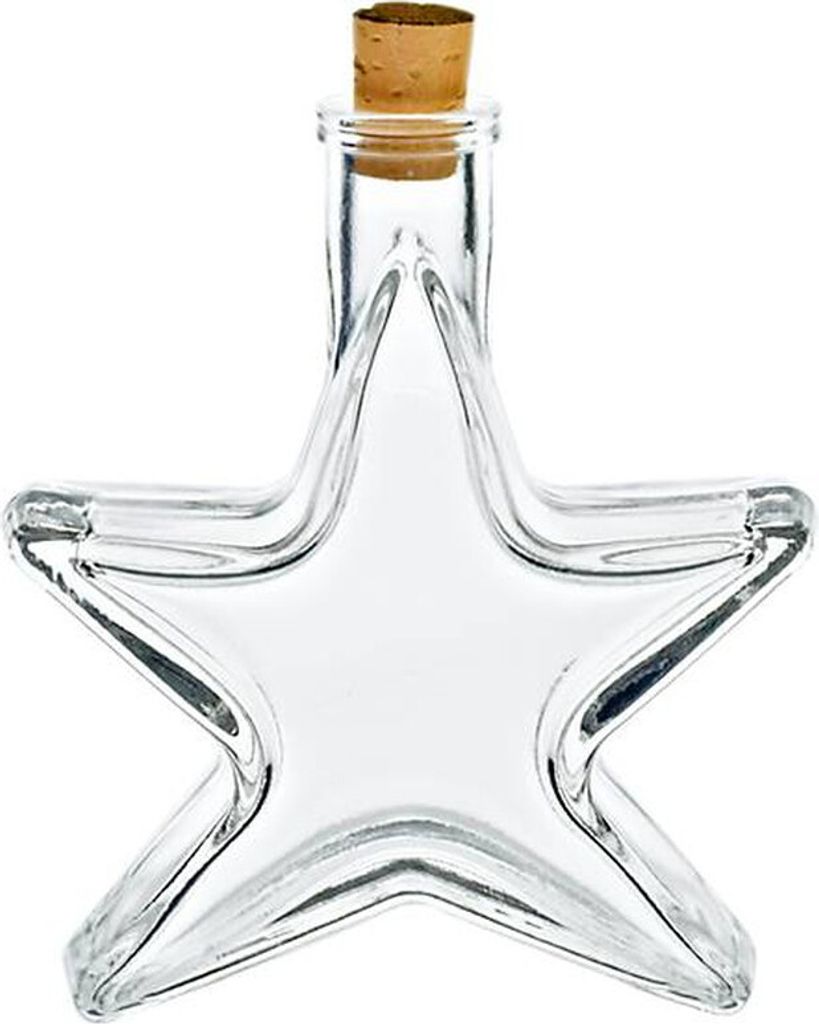 Schmuckflasche Stern (100ml) Produktbild 
