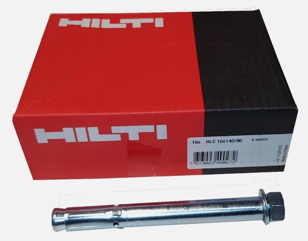Hilti 10 Stück Hülsenanker HLC 16x140/90 # 385832 Schwerlastanker NEU