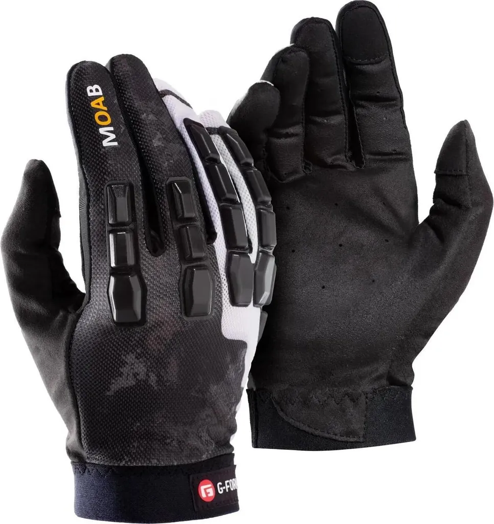 Guanto G-FORM "Moab Trail" con rivestimento SB, ammortizzante nero/bianco,