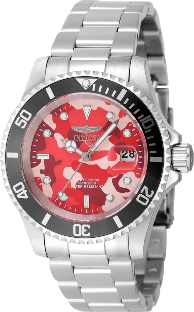 Review Invicta Pro Diver 48568 - Orologio Acciaio Rosso 40mm - 1