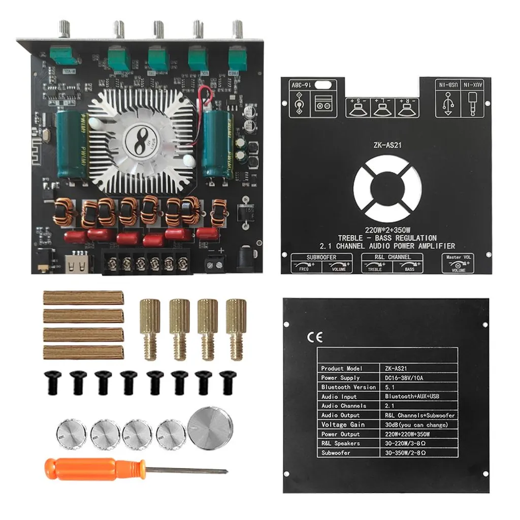 Amplificateur ZK-AS21 TPA3255 : Fini le Son Faible de vos Enceintes