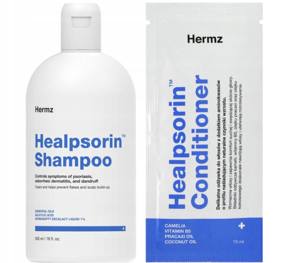 Dermz Healpsorin Szampon na łuszczycę i ŁZS, 500ml Obrázok produktu 