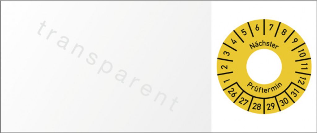 Dreifke Kabelprüfplakette Nächster Prüftermin 2026-2031, Folie, 60x25 mm, 10...
