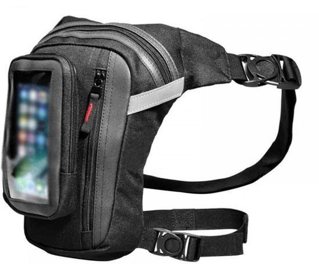 Reflektierende Fahrradhelm mit Taschen und Touchscreen, geeignet für Damen und Herren.