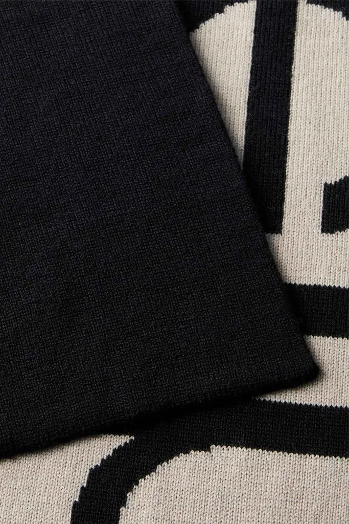 Écharpe douce Calvin Klein Jeans maille laine cachemire de haute qualité - 2