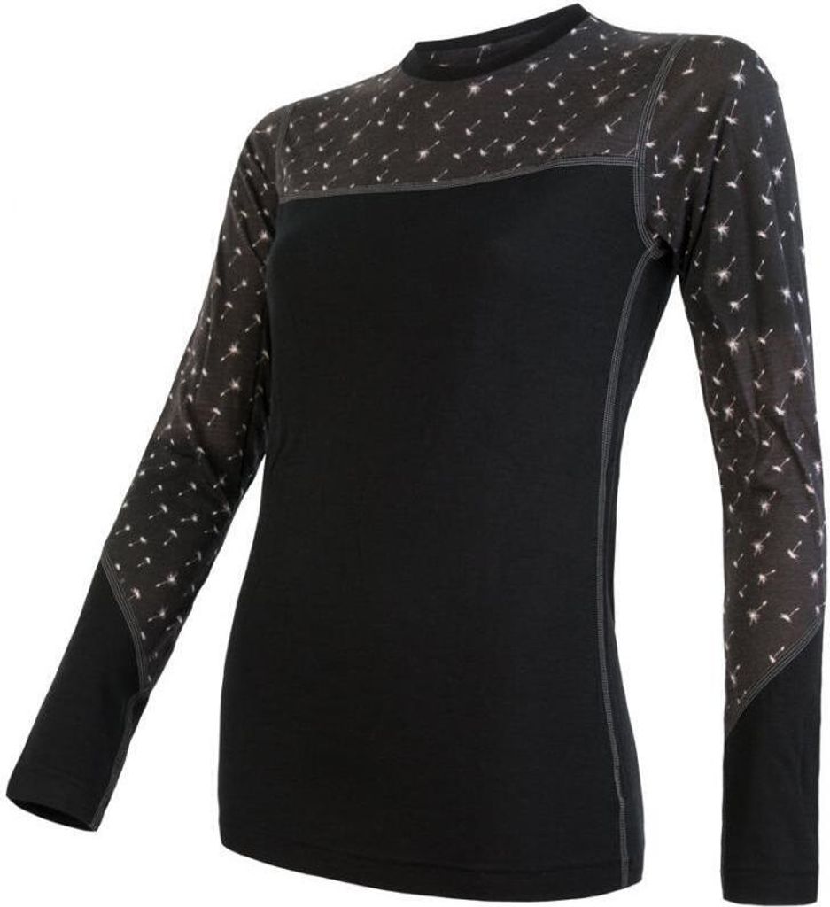 Sensor Merino Impress Women'S T-Shirt Long Sleeve Pattern - 19200025