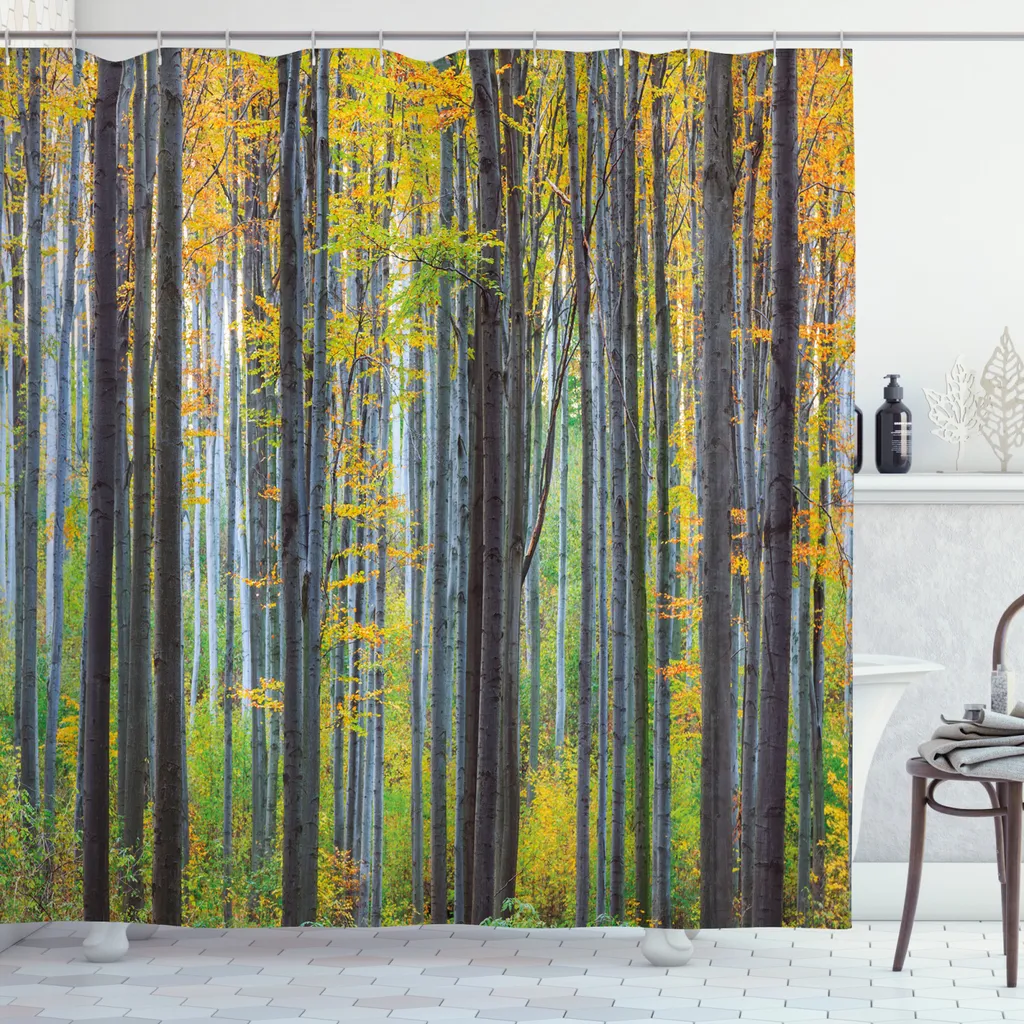 Tenda Doccia Antimuffa ABAKUHAUS 175x240 Extra Lunga Poliestere