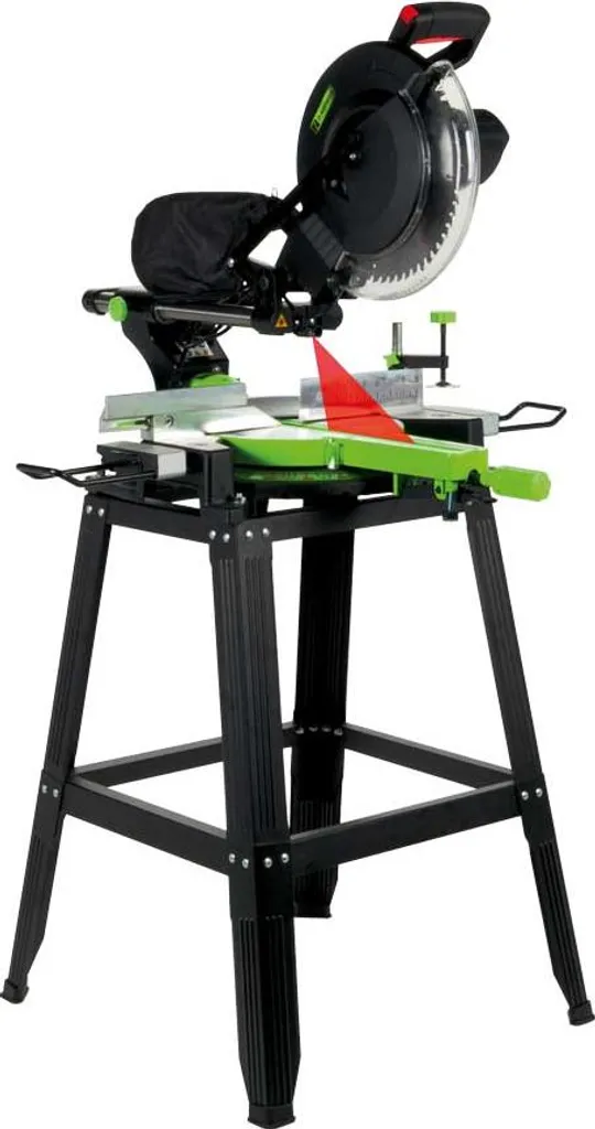Scie à onglets radiale sur support robuste - Machine de découpe bois - 2