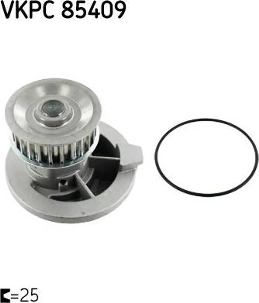 Pompe à eau anti-surchauffe pour Opel Vectra et Astra - Réf OE 1334054