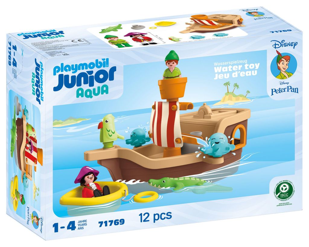 PLAYMOBIL Junior Peter Pans Piratenschiff Produktbild 