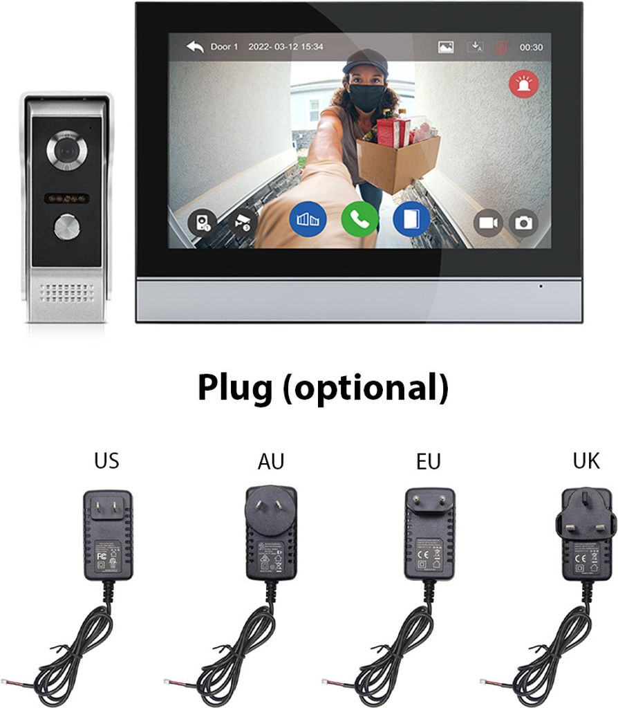 1080P Kabellose Video-Tuerklingelkamera mit Monitor TY APP Produktbild 14