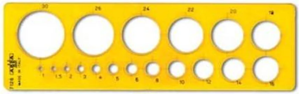 Règle ARDA 7128 orange 19,3 cm lisible et solide pour tracer sans rature