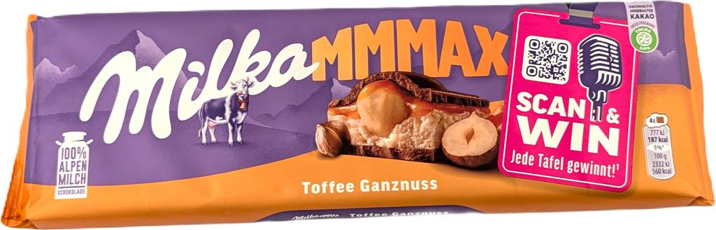 Milka Mmmax Toffee Noce Intera 300g Immagine del prodotto 