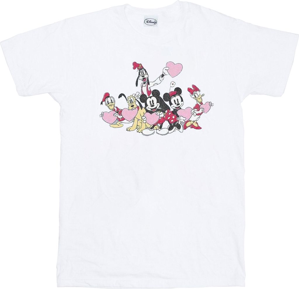 Disney - "Love Friends" T-Shirt für Herren BI40904 (XXL) (Weiß)