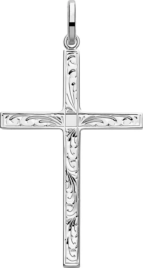 Pendentif croix femme argent 925 idéal pour cadeau de baptême