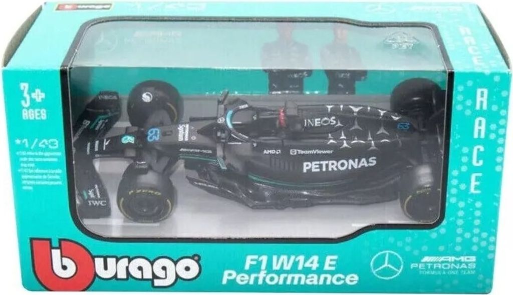 Bburago 18-38080R - Modellauto - F1 Mercedes AMG W14 '23 Produktbild 2