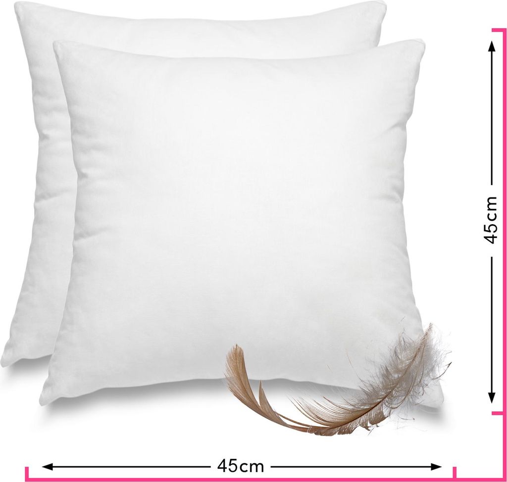 Sada 2 ks perinových vankúšov 45x45 Obrázok produktu 