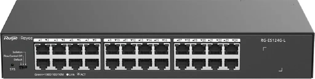 Fini les Lenteurs avec le Switch 24 Ports Gigabit Reyee Non-PoE Pro