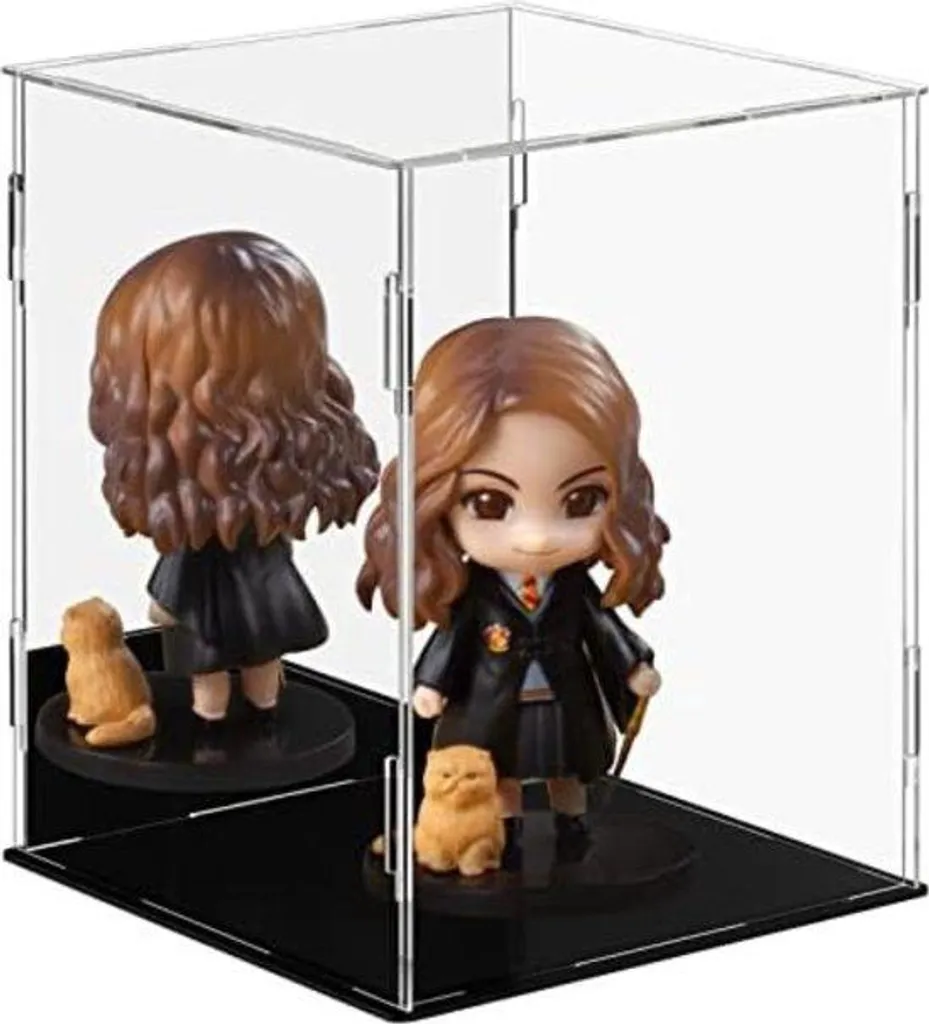 Petite vitrine en bois 20x20x25 cm - Mini cabinet d'exposition naturel