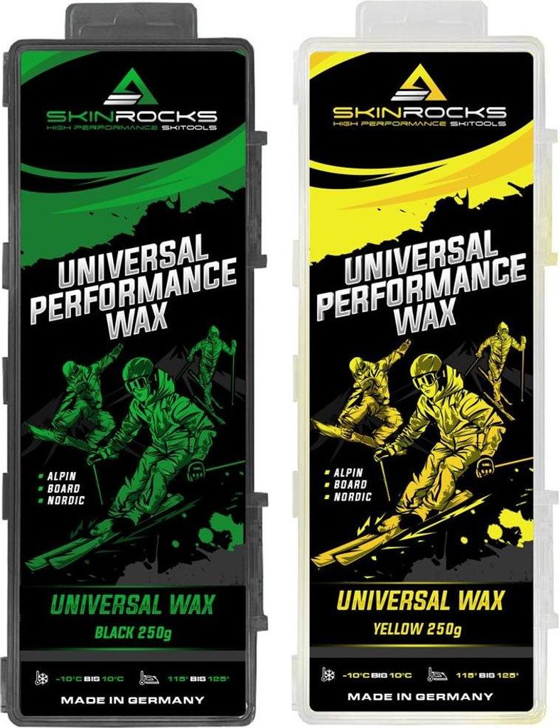 SkinRocks Universal Skiwachs Snowboard Bügelwachs All IN Produktbild 