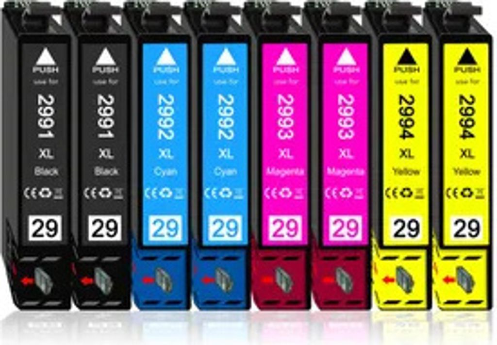 8er Pack Druckerpatronen 29 29XL kompatibel mit Epson XP-452