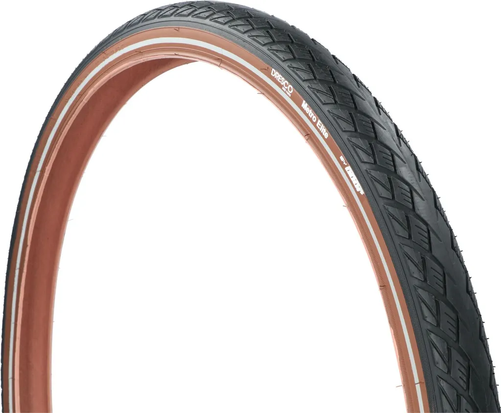 Évitez les crevaisons avec le pneu Dresco Metro Elite 28x1,75 réfléchissant