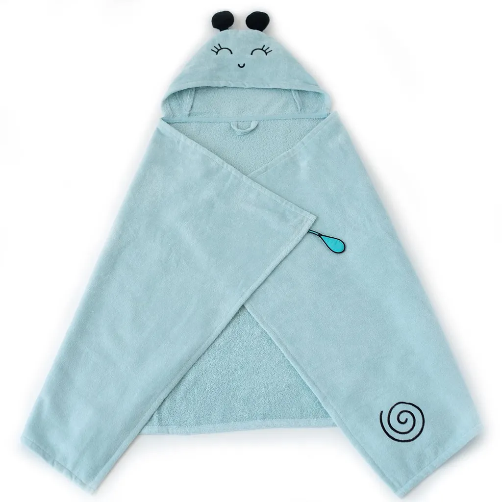 Sortie de bain 0-2 ans Milk&Moo Sangaloz pour un séchage doux 70x120