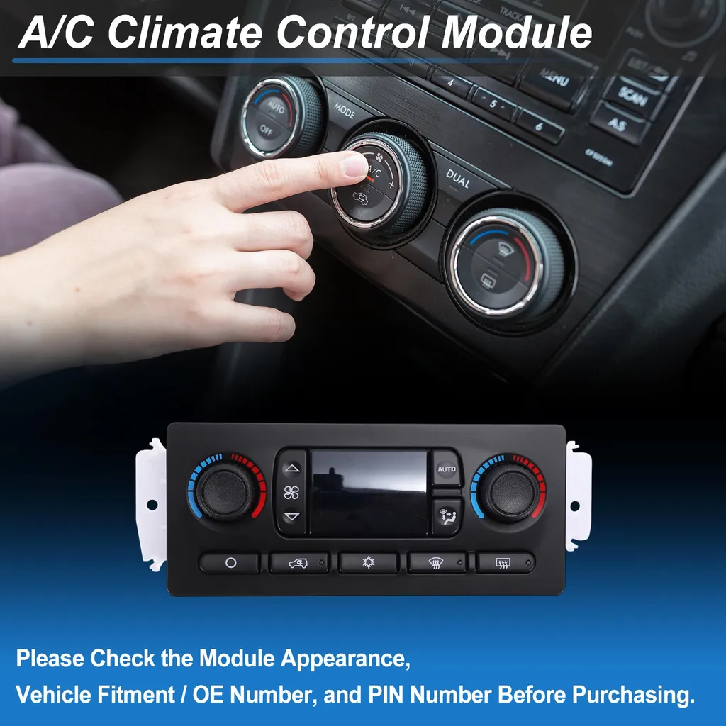 Panneau de Commande de Climatisation HVAC Cadillac Escalade 2003-2005