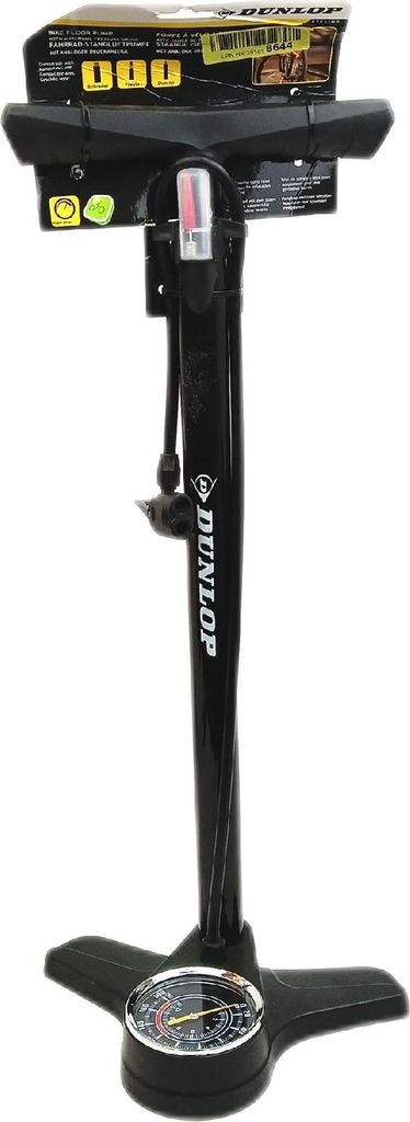 Dunlop podlahová pumpa na bicykel a auto s manometrom - Obrázok produktu 20