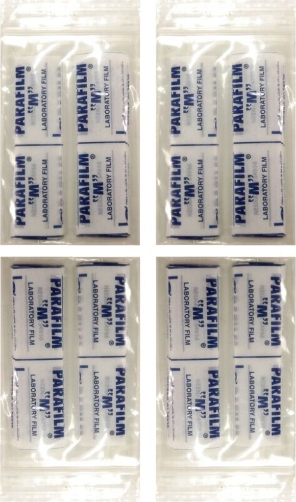250 St. Verschlussband Parafilm 10x3 cm zum verschließen Produktbild 
