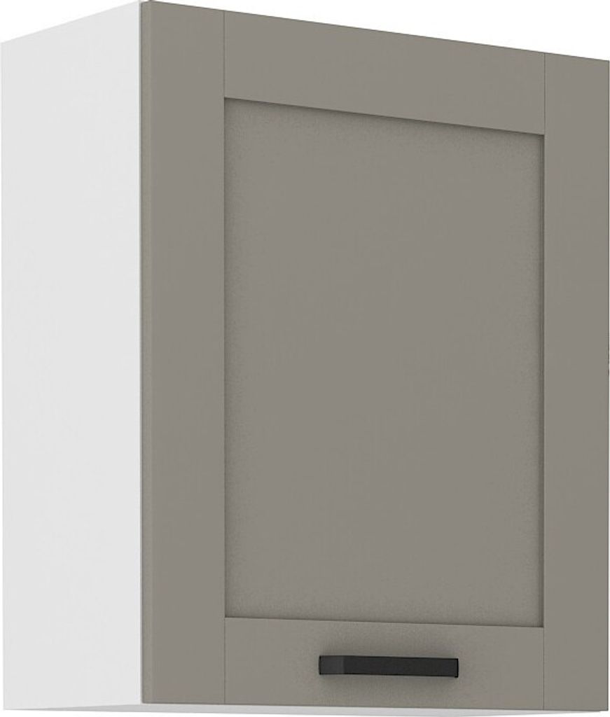 Küchenhängeschrank LAILI – Breite 60 cm, hellgrau / weiß Produktbild 