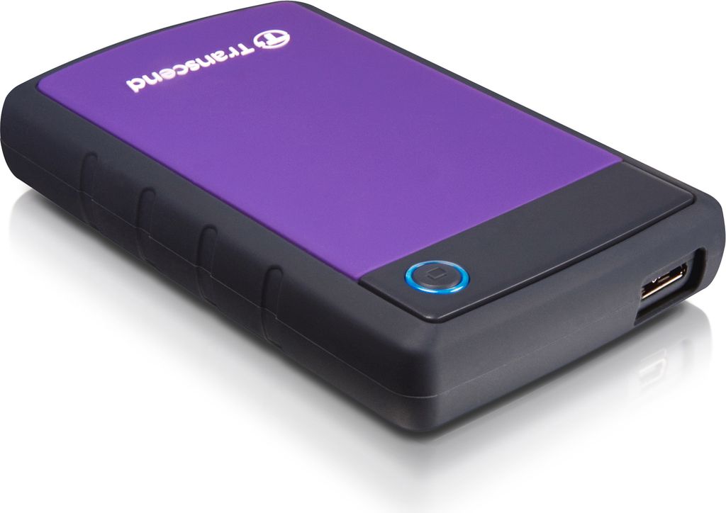 Transcend StoreJet TS1TSJ25H3P Externe Festplatte 1 TB Schwarz, Violett