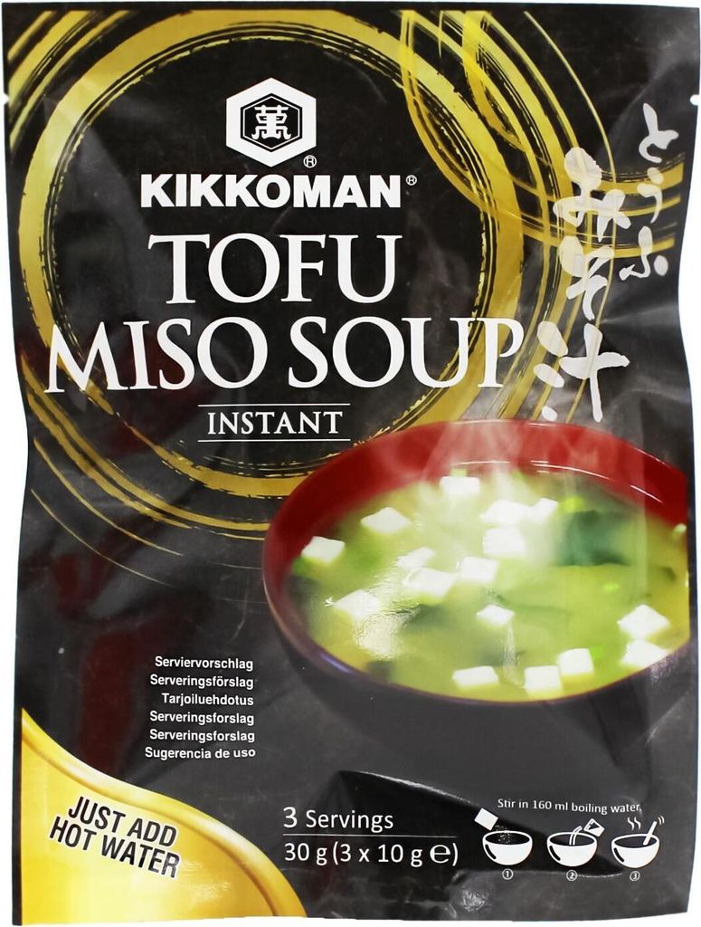Kikkoman Tofu Miso Suppe Instant 30g Produktbild 