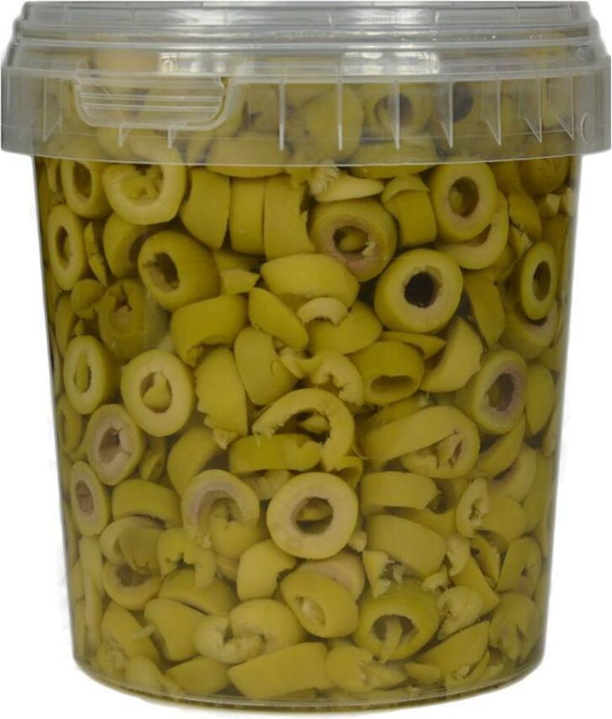 Hymor Marokkanische Oliven geschnitten 8x 500g grüne Oliven in Scheiben Marokko